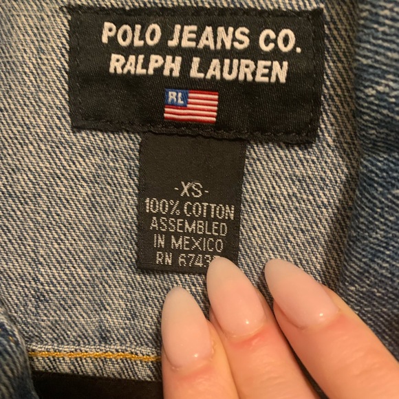 Polo Jeans Co. Ralph Lauren denim jacket XS - Picture 3 of 5